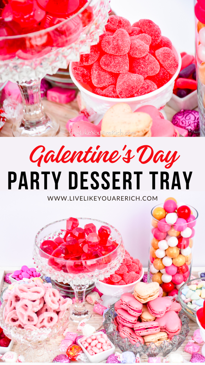 Galentine's Day Party Dessert Tray