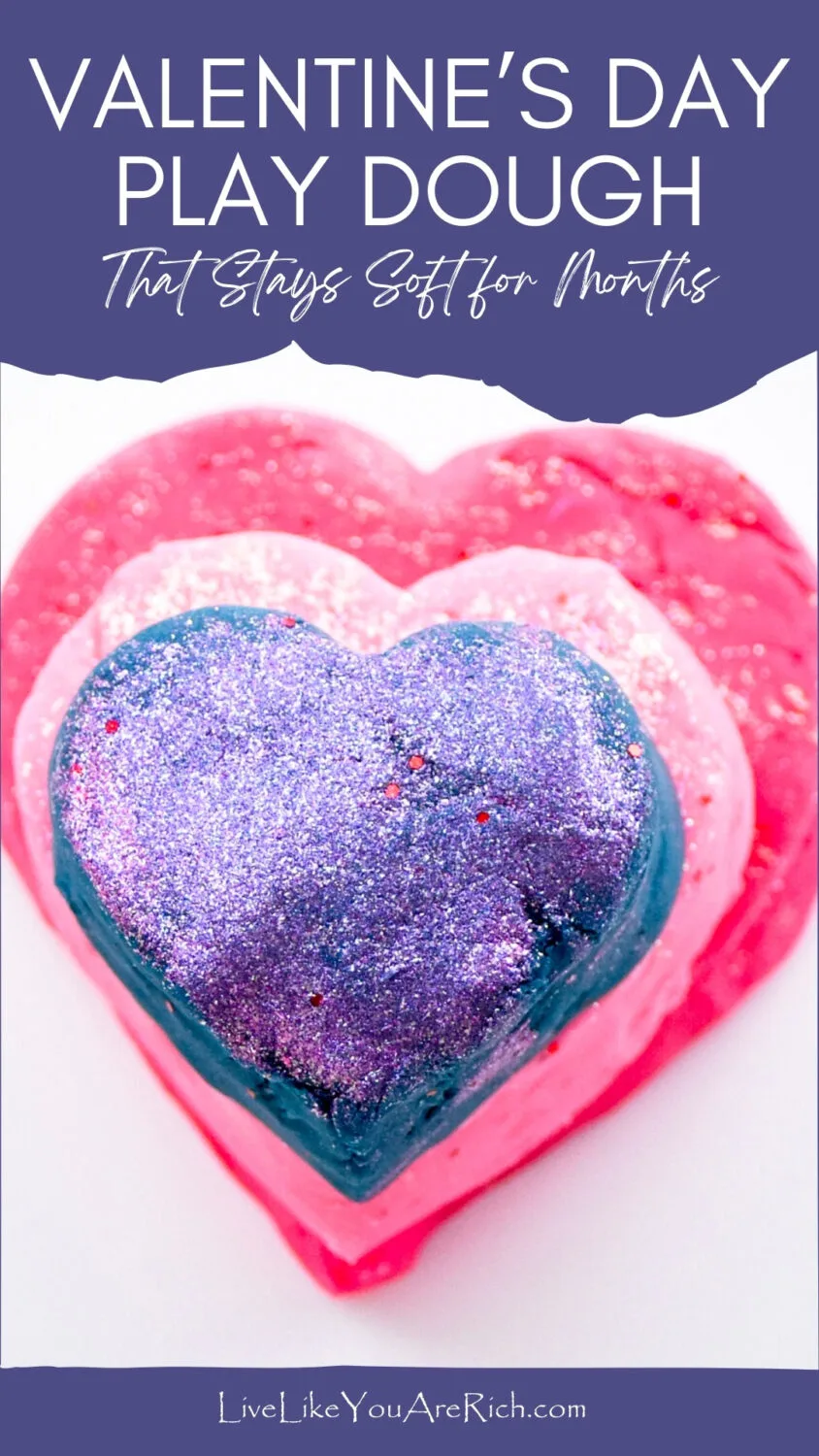 Valentine's Day Play Dough That Stays Soft for Months