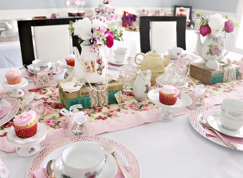 Pink Vintage Tea Party