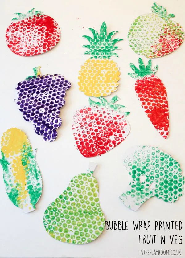 Bubble Wrap Printed Fruit and Vegetable