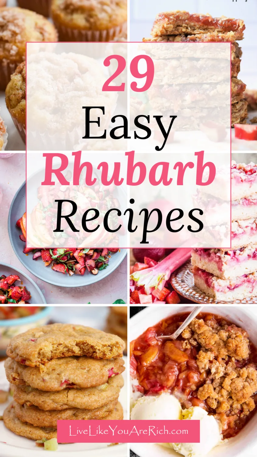 29 Easy Rhubarb Recipes