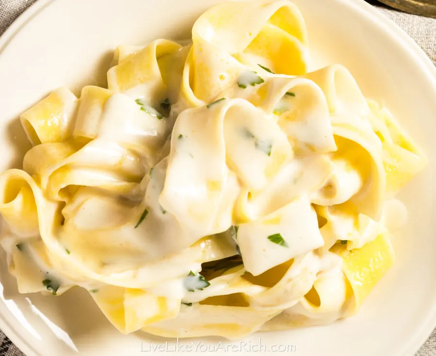 Alfredo Sauce Homemade Recipe