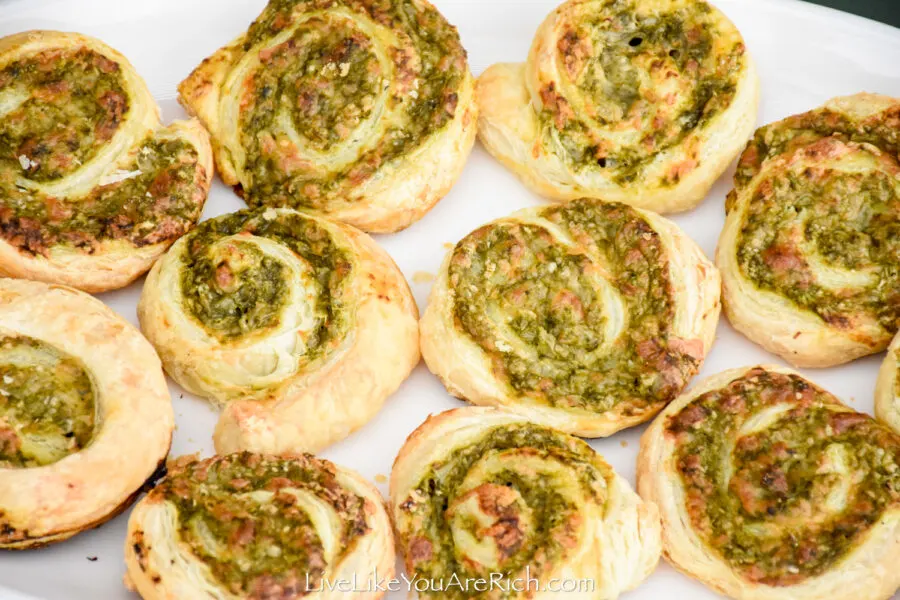 Spinach Artichoke Puff Pastry