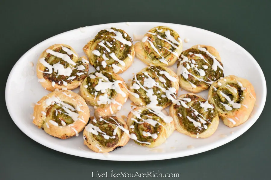 Spinach Artichoke Puff Pastry