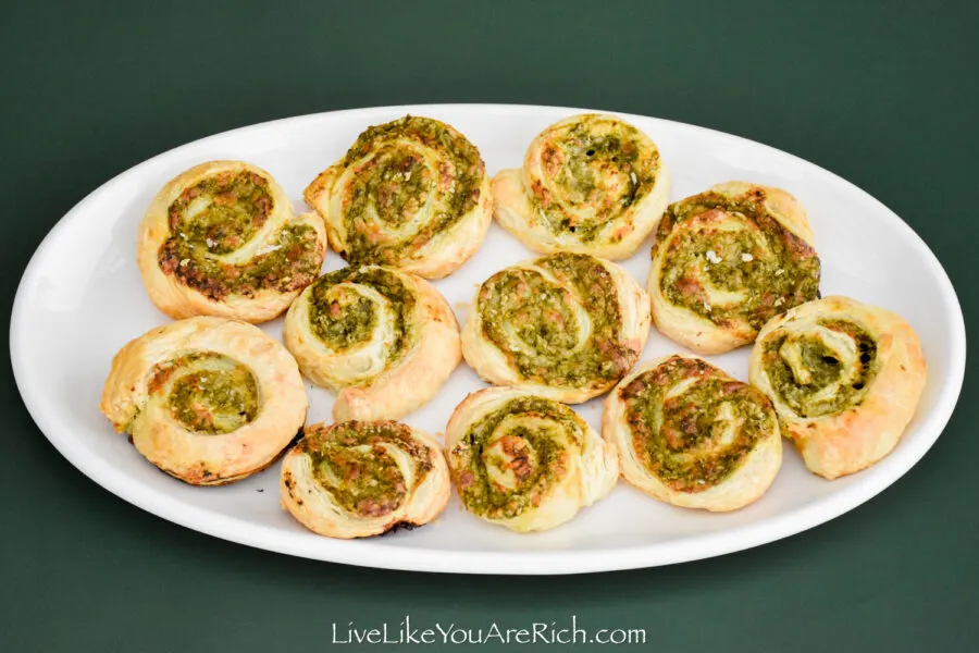 Spinach Artichoke Puff Pastry