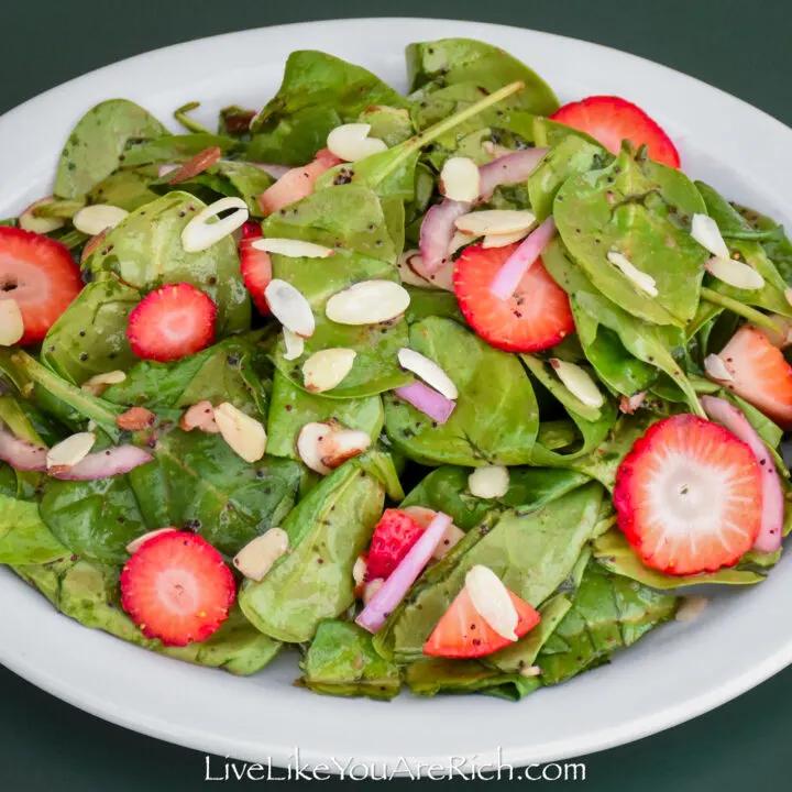 Summer Strawberry Spinach Salad