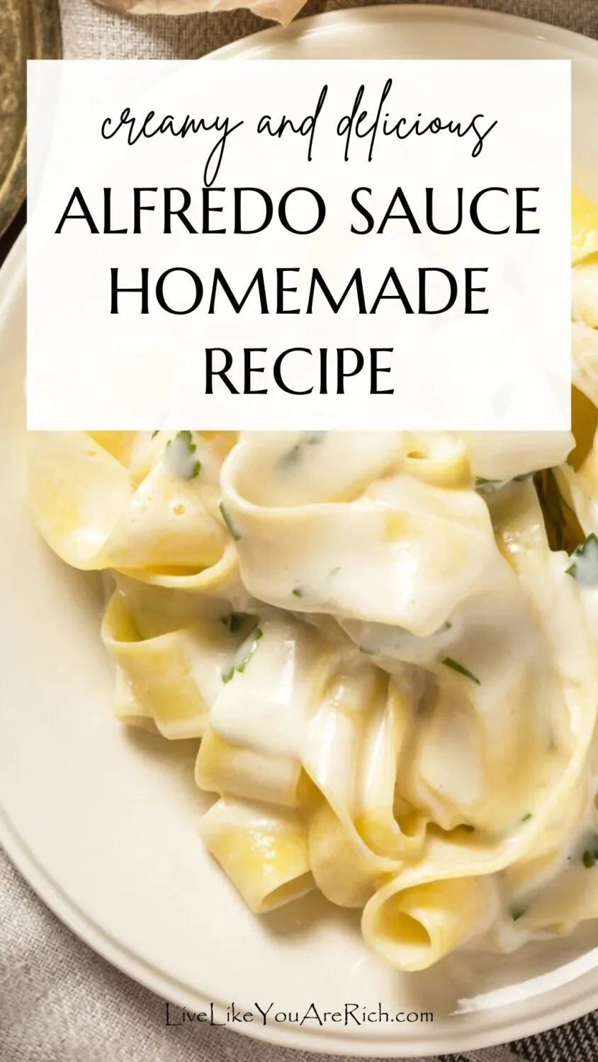 Alfredo Sauce Homemade Recipe