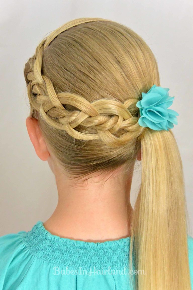 Strand braid with a twist.