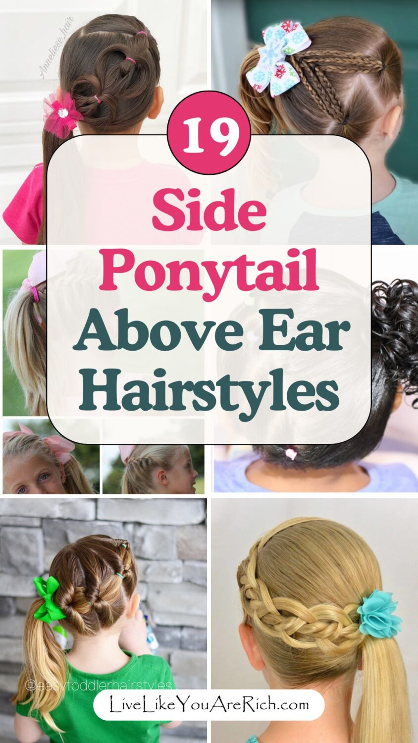 19 Side Ponytails Above Ear Hairstyles