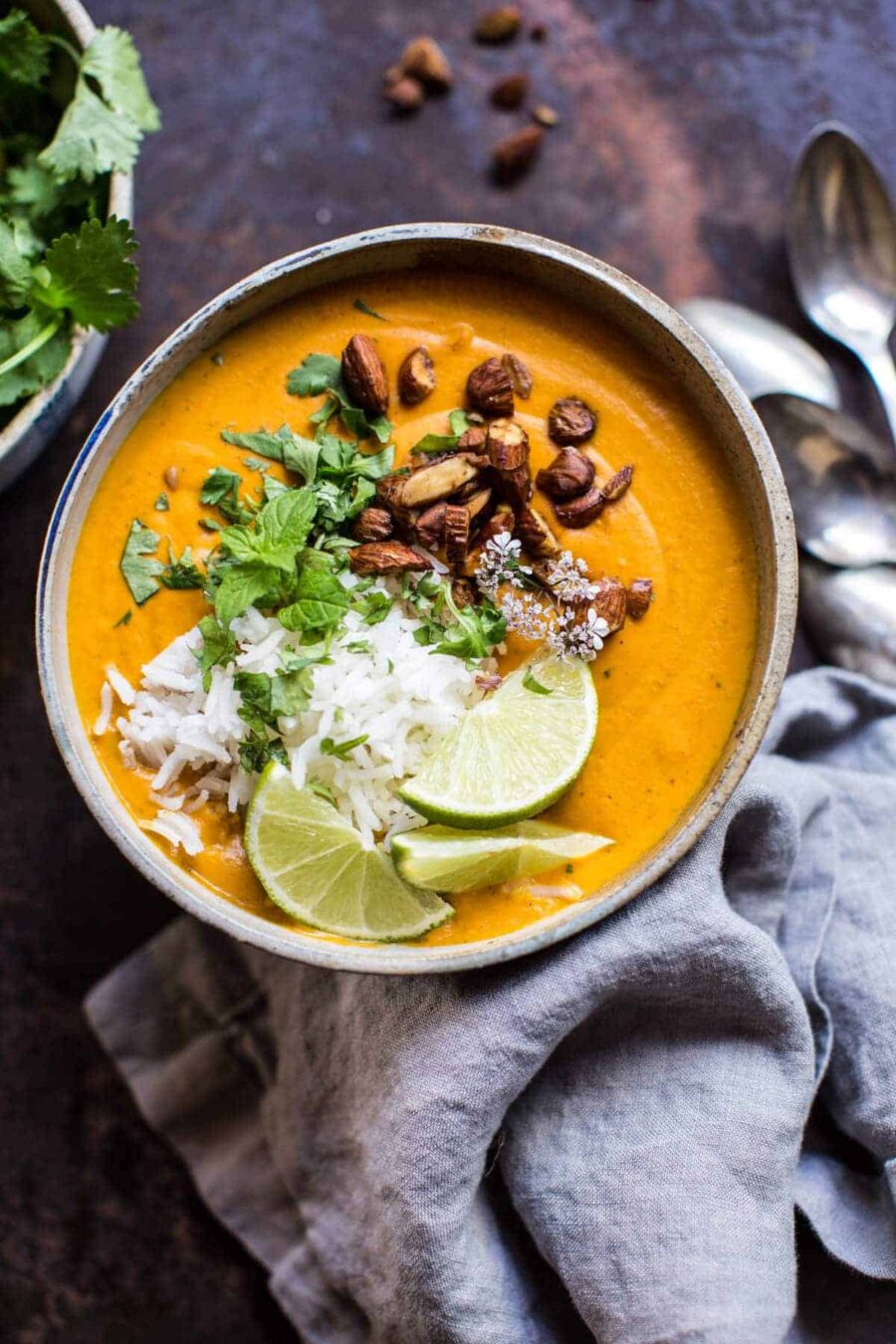 Creamy Thai Carrot Sweet Potato Soup