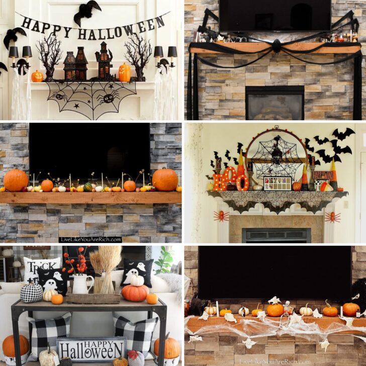 31 Stunning Halloween Mantels