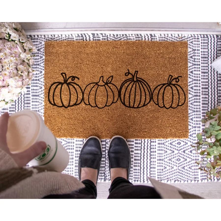 Pumpkin Doormat