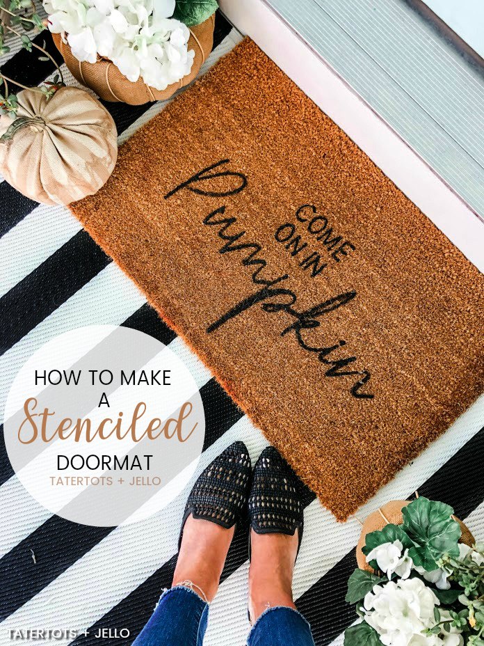 Pumpkin Doormat 