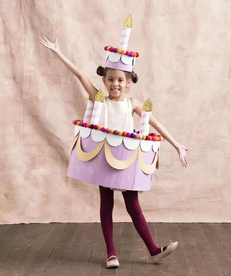 Sweet and Simple Halloween Cake Costume