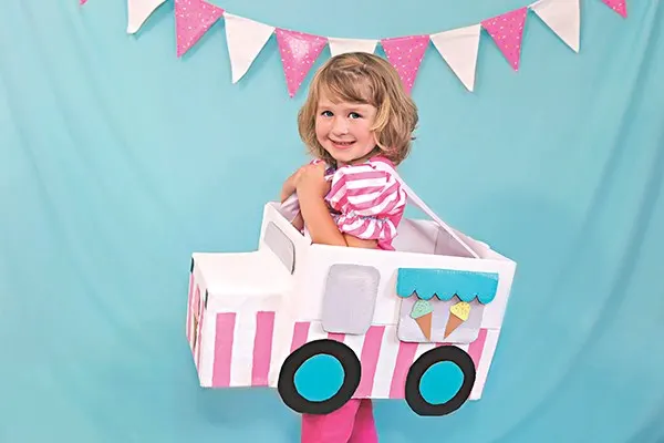 DIY Car Box Costume