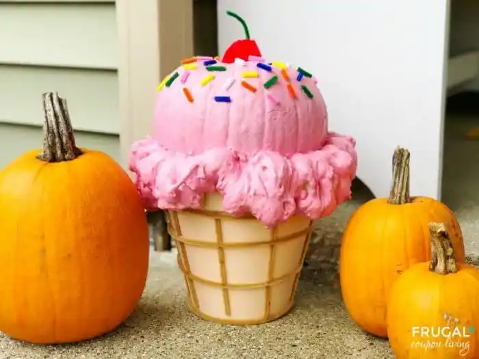 Ice Cream Cone Pumpkin