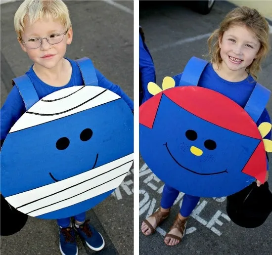 Mr. Bump and Little Miss Giggles Costume