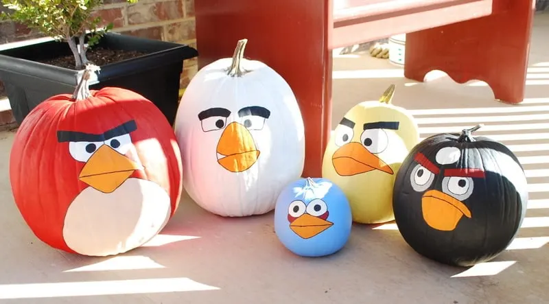 Angry Bird Pumpkins