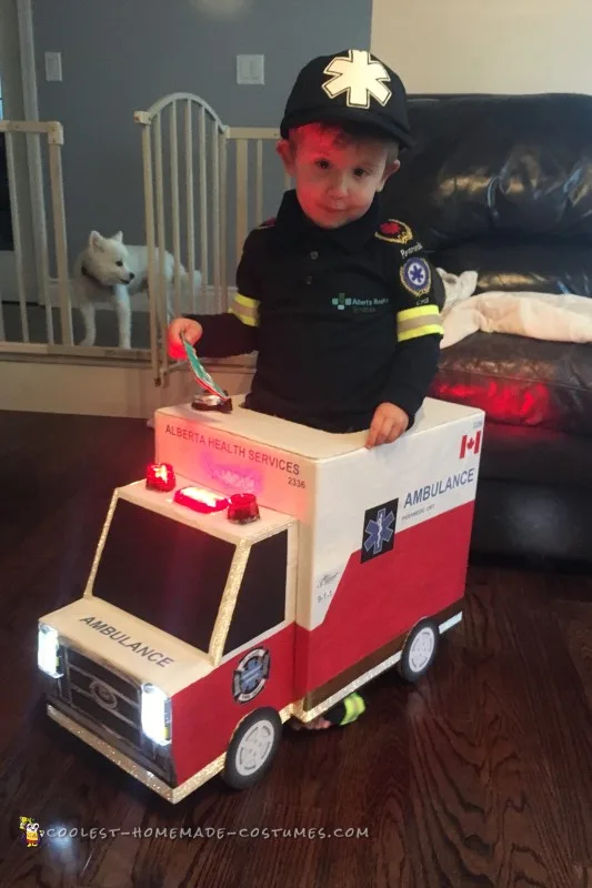 Toddler Paramedic and Ambulance Costume