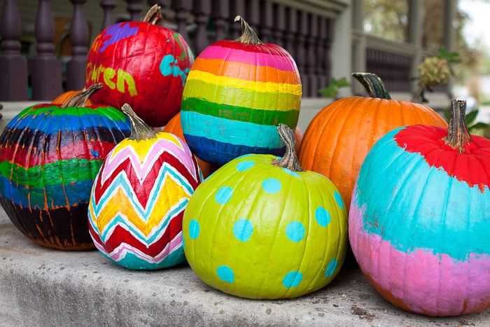 DIY Painting Pumpkin