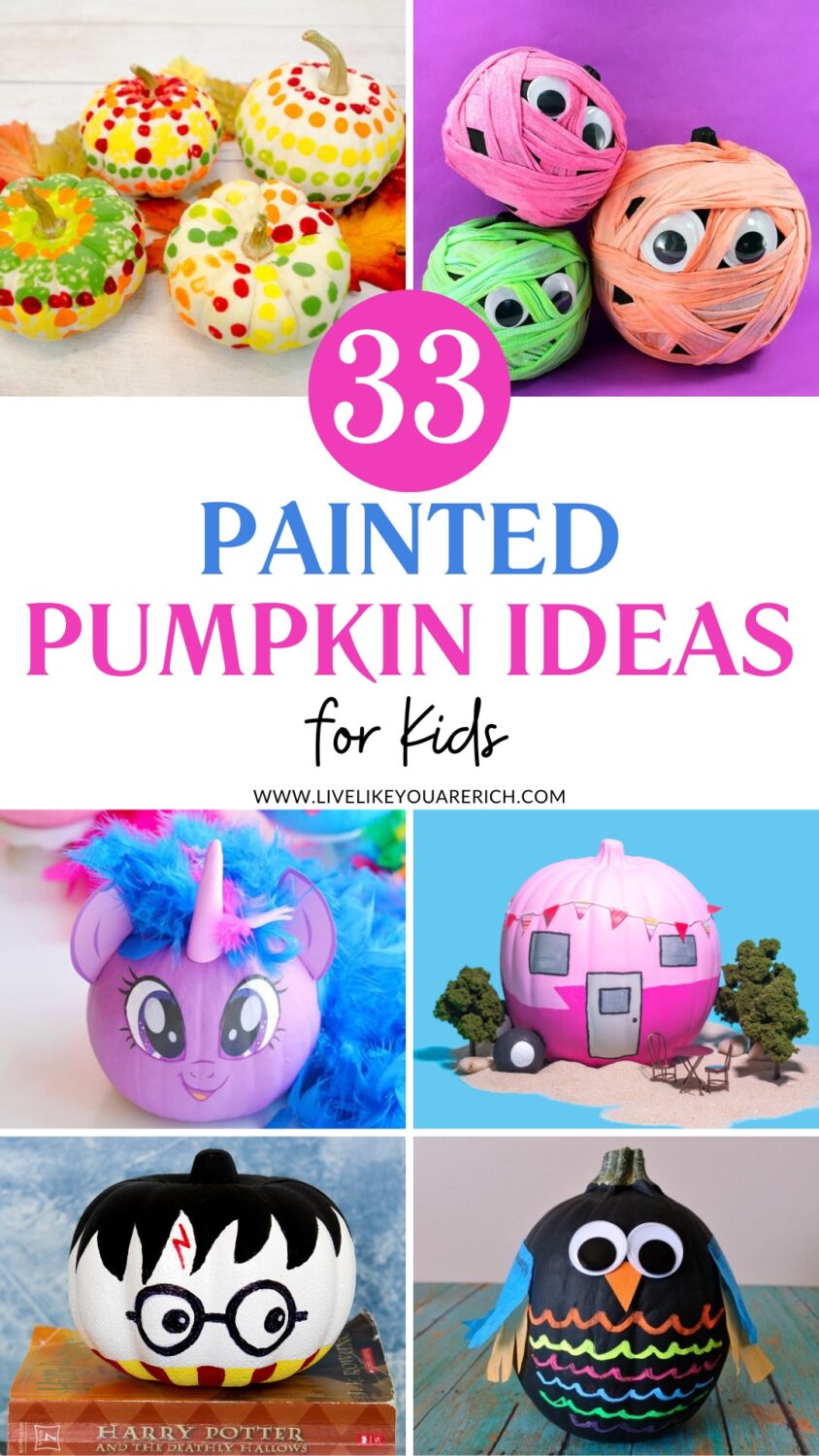 33 Painted Pumpkin Ideas for Kids