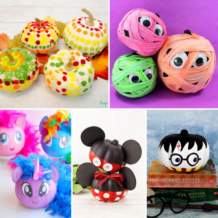 33 Painted Pumpkin Ideas for Kids