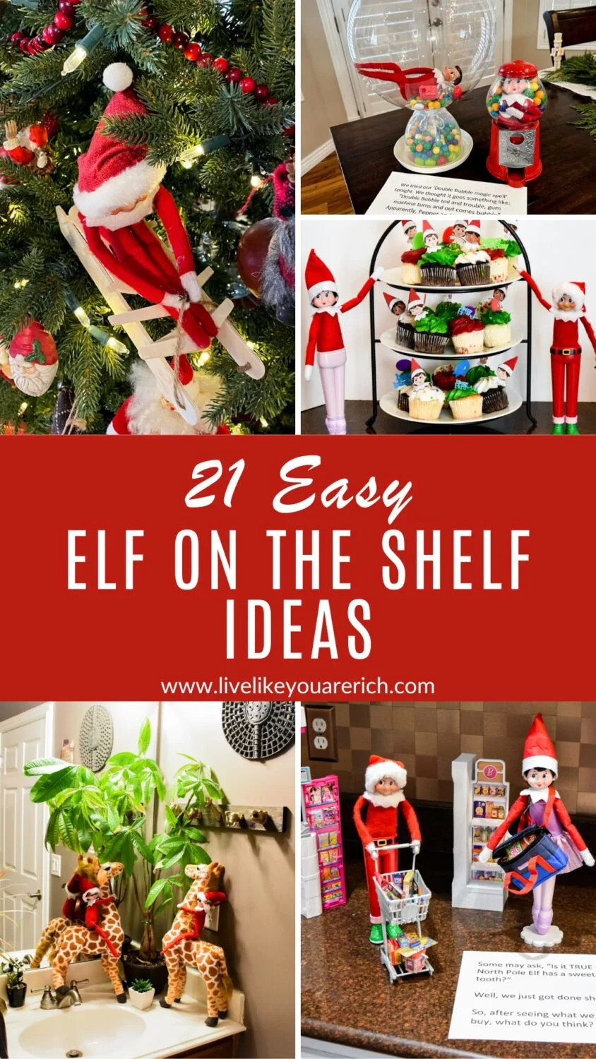 21 Easy Elf on the Shelf Ideas