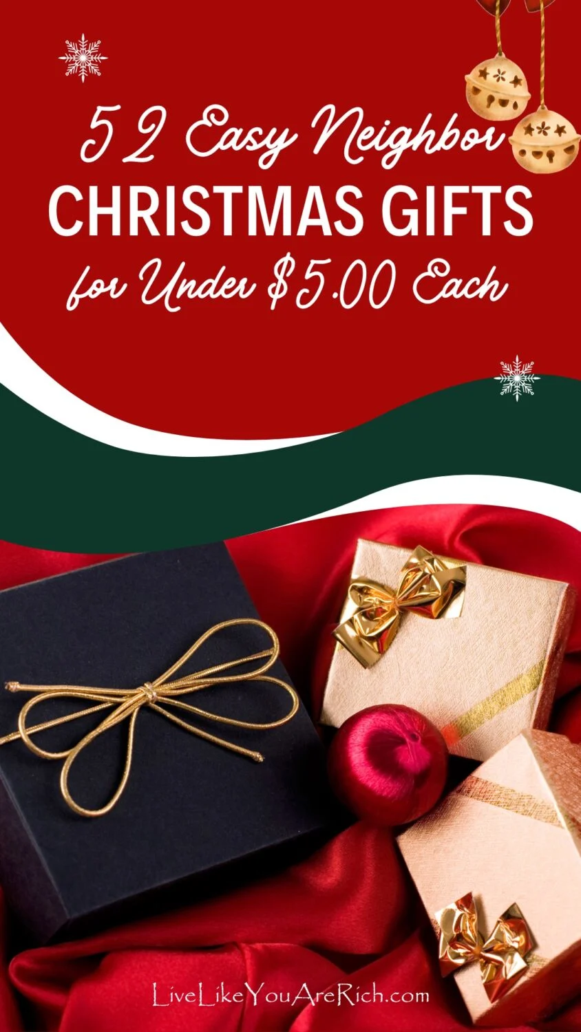 Easy Neighbor Christmas Gifts for Under $5.00 Each