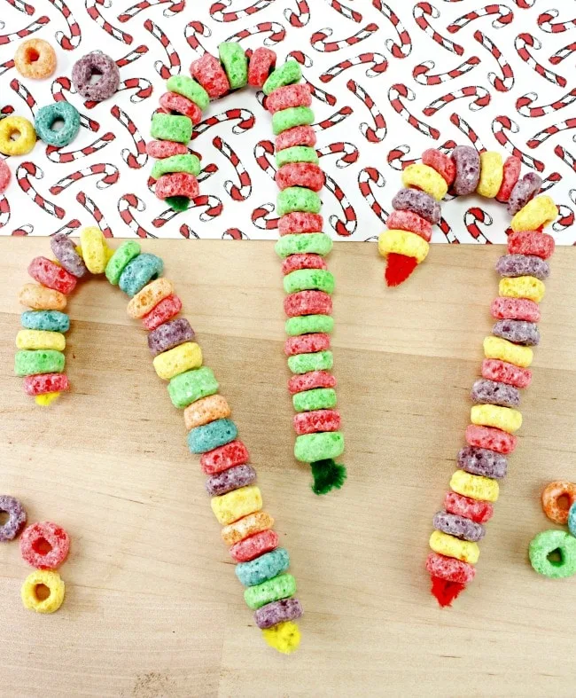 Fruit Loop Candy Cane