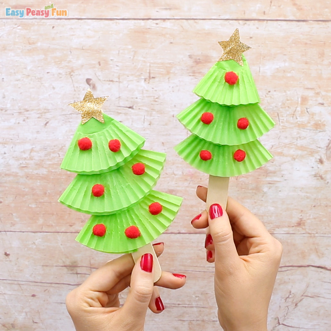 Cupcake Liners Christmas Tree