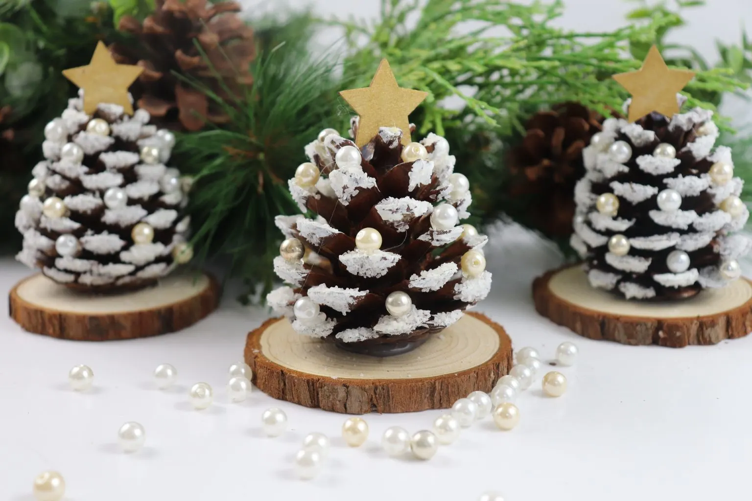 Pine Cone Christmas Trees