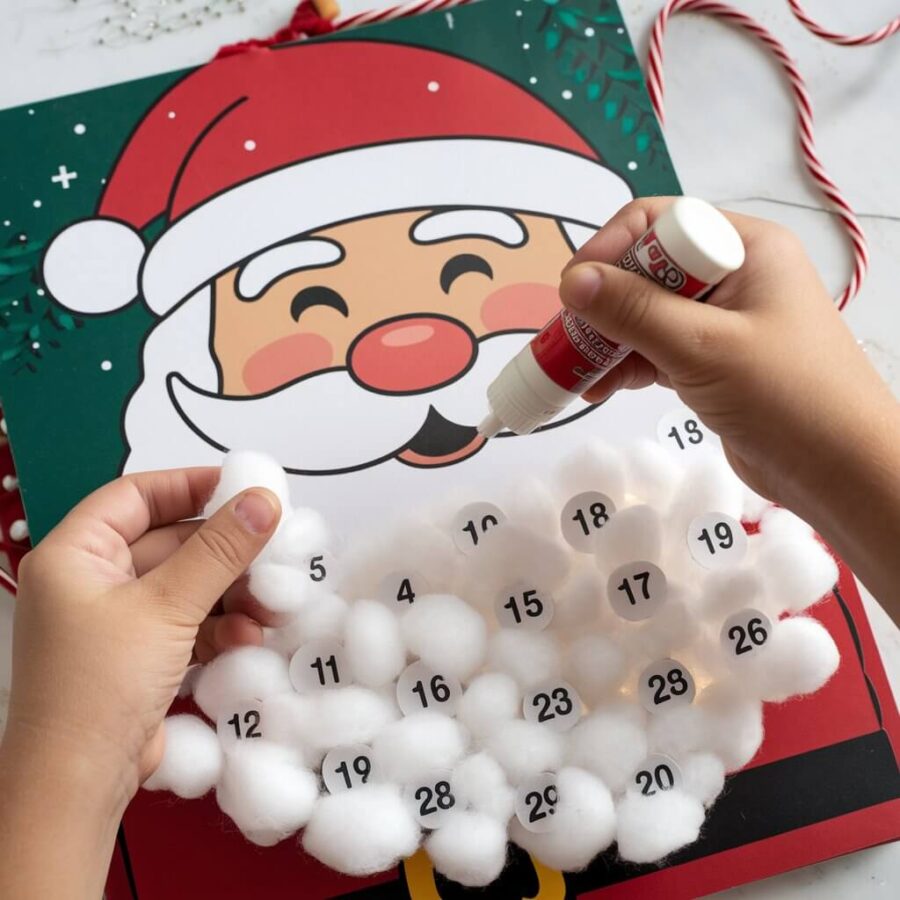 Santa Beard Countdown Calendar