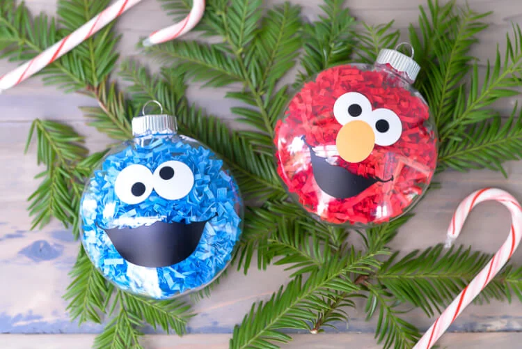 DIY Sesame Street Ornaments