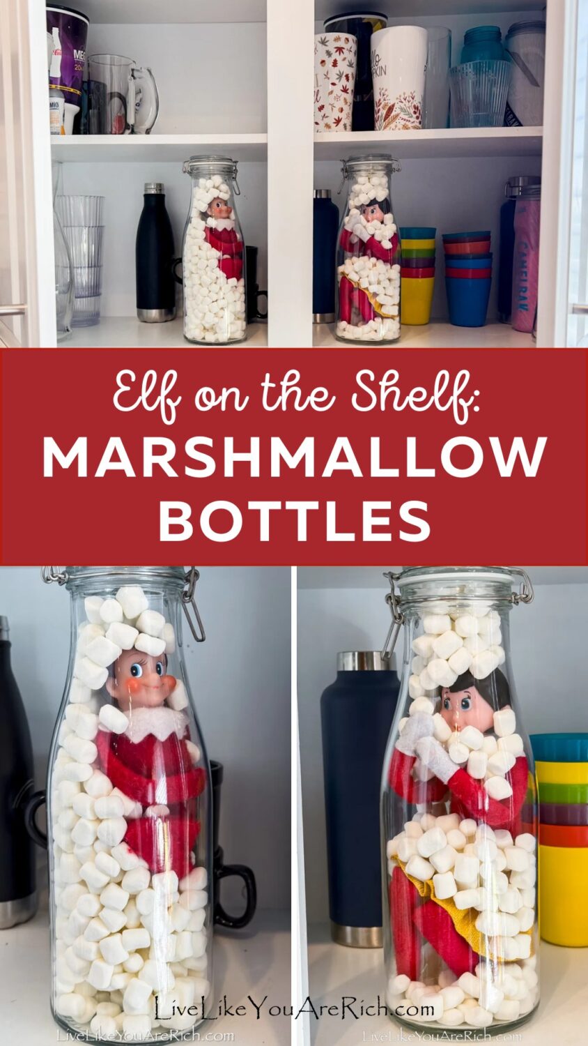 Elf on the Shelf: Marshmallow Bottles