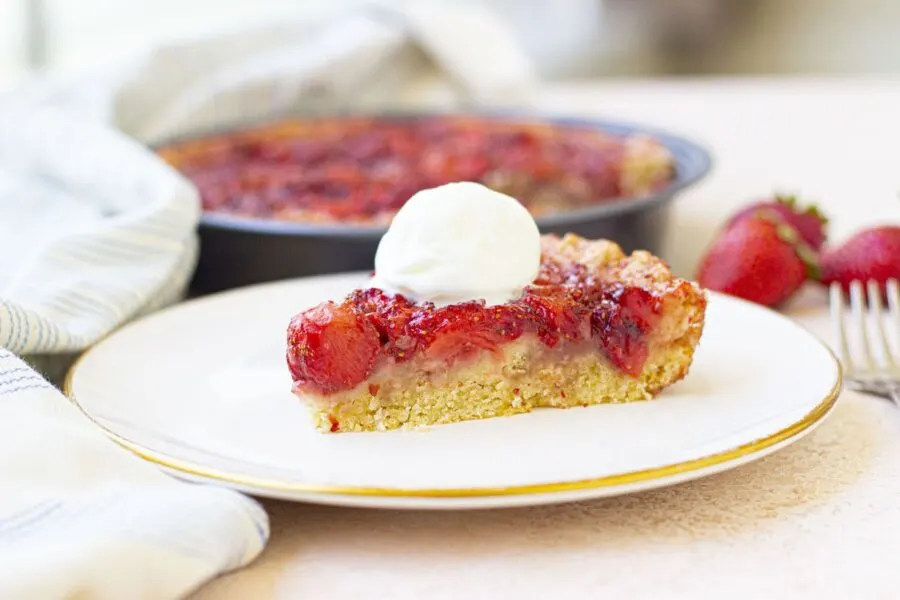 Strawberry Spoon Cake