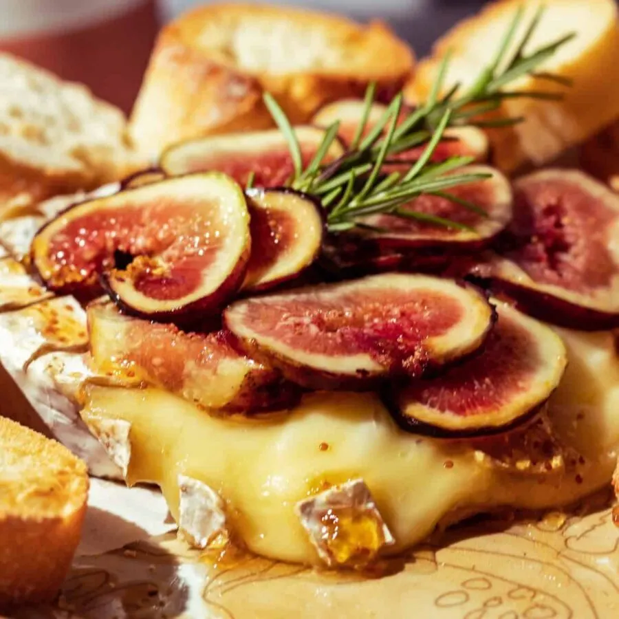 Baked Brie with Fig Jam