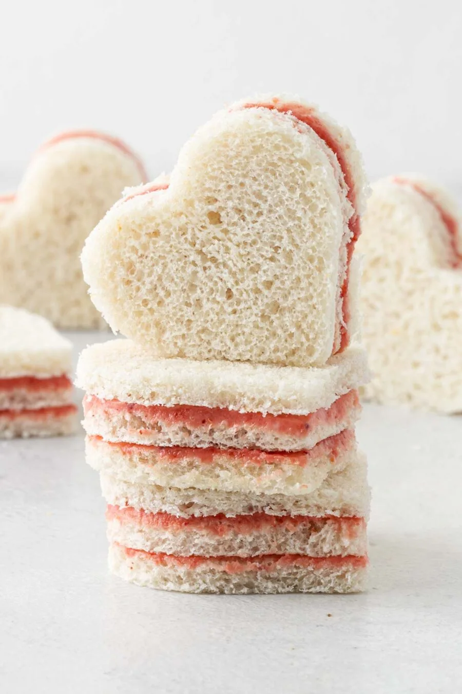 Heart Tea Sandwiches