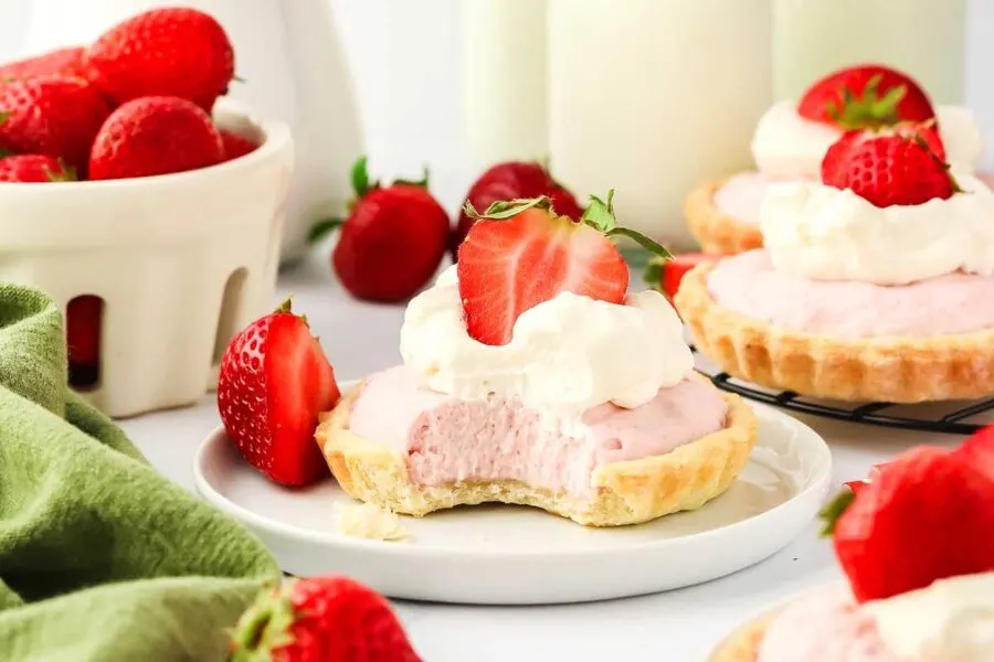 Strawberry Mousse Tartlets