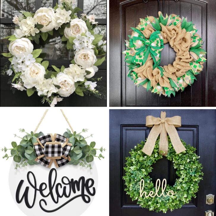 43 Modern and Simple St. Patrick’s Day Wreaths