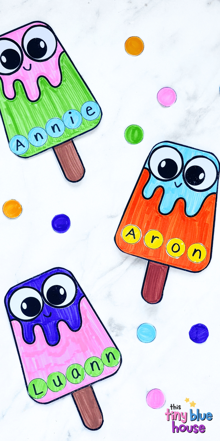 Popsicle Name Craft