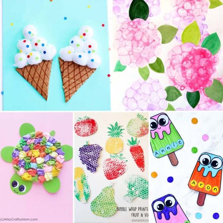31 Fun and Easy Summer Crafts for Kids