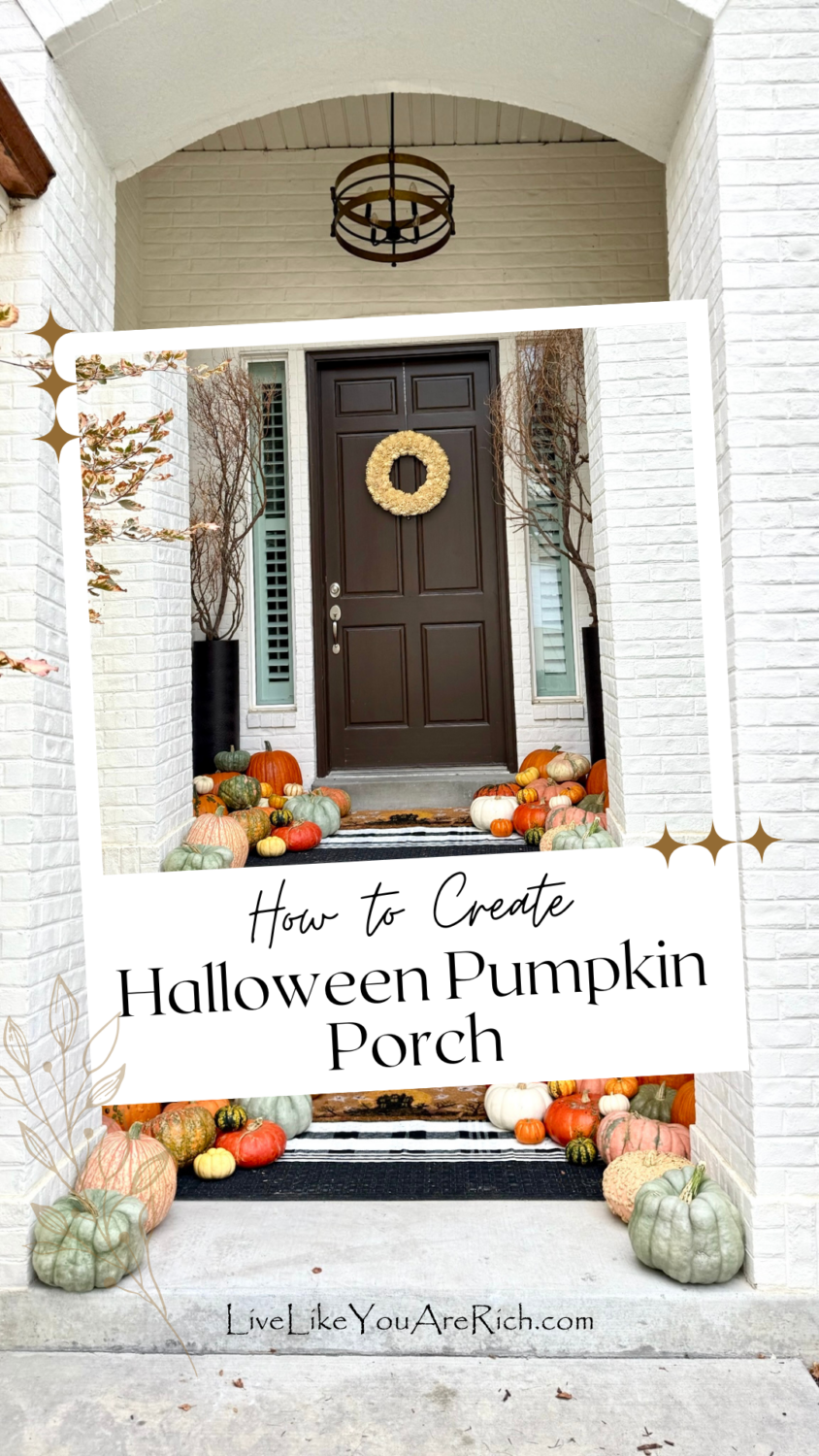 Halloween Pumpkin Porch