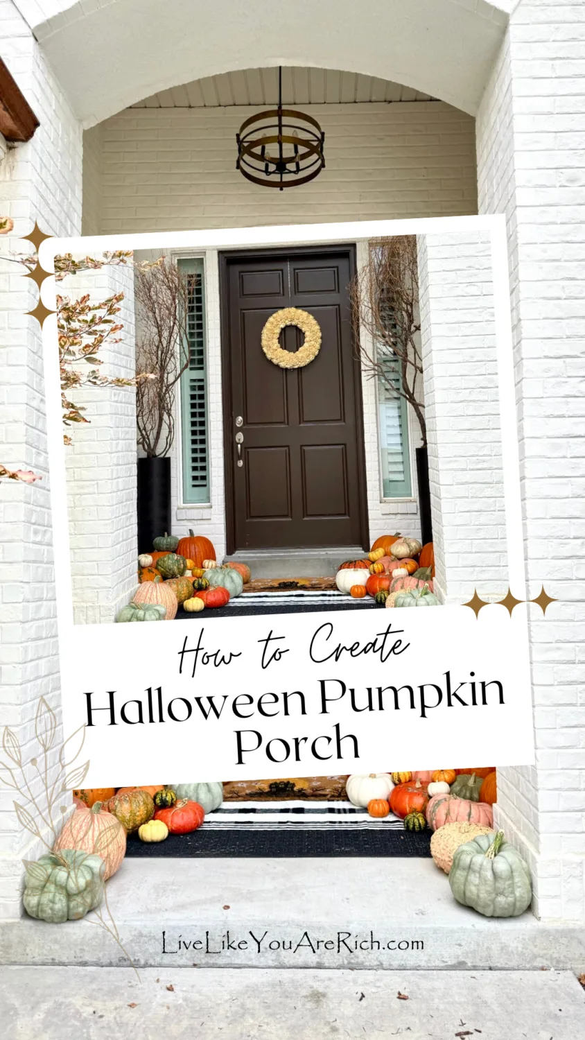 Halloween Pumpkin Porch