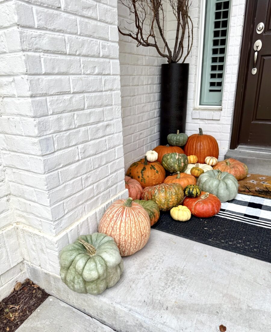 Halloween Pumpkin Porch