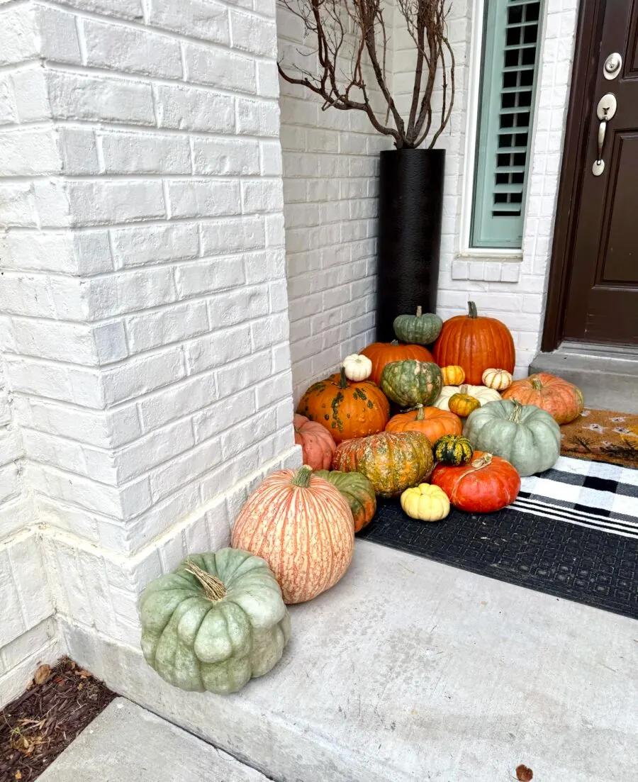 Halloween Pumpkin Porch