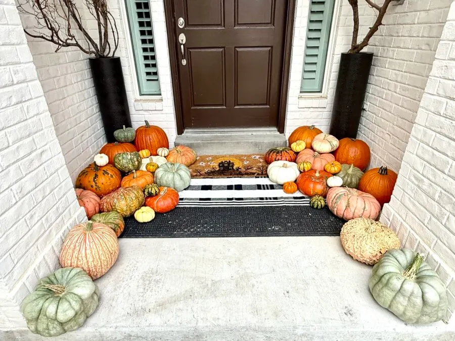 Halloween Pumpkin Porch