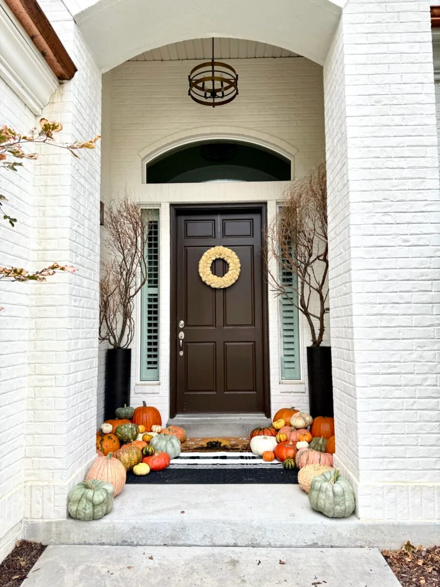 Halloween Pumpkin Porch