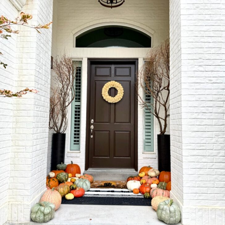 Halloween Pumpkin Porch