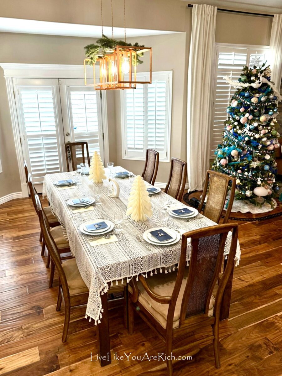 Christmas Nativity Tablescape