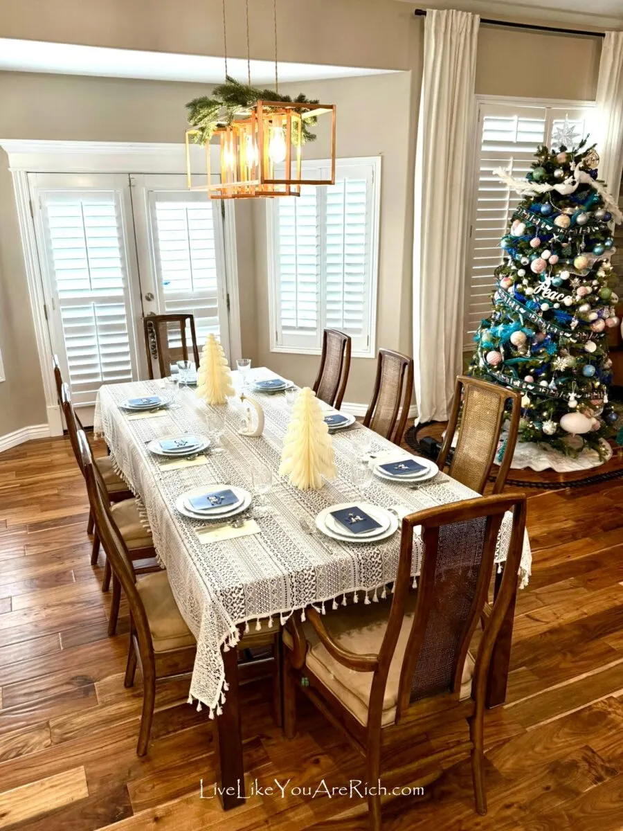 Christmas Nativity Tablescape